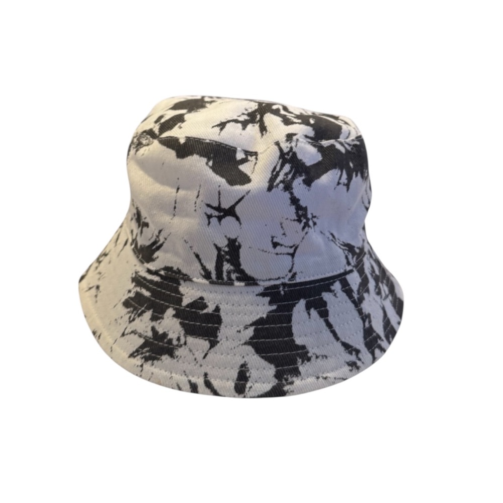 ASOS Black & White Tie-Dye Bucket Hat